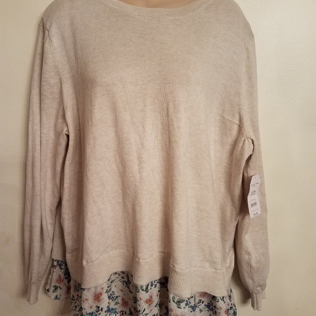 Unique Split Back Sweater